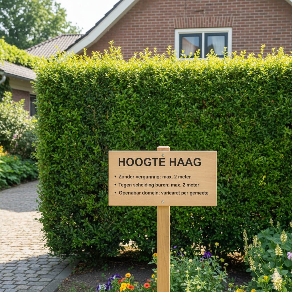 Hoe hoog mag een haag zijn in Vlaanderen?
