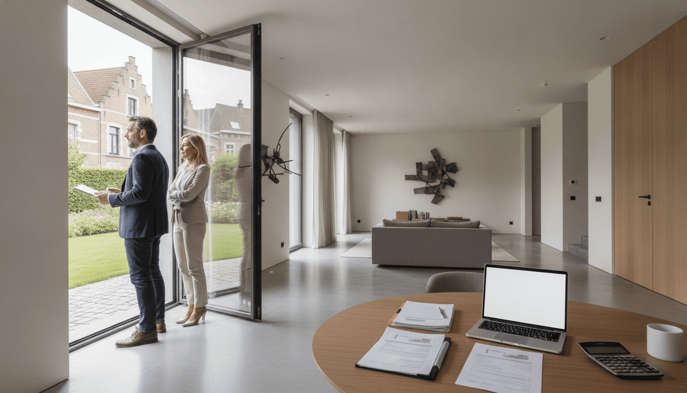 How do capital gains taxes affect the total cost of selling my home in Belgium?