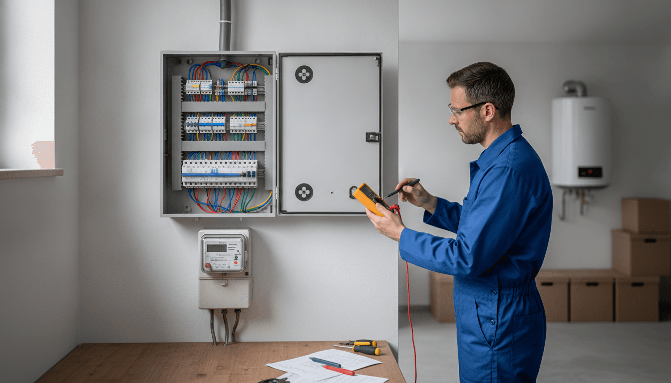 Contrôle de l'installation électrique à la vente d'une maison : ce que le vendeur doit prévoir