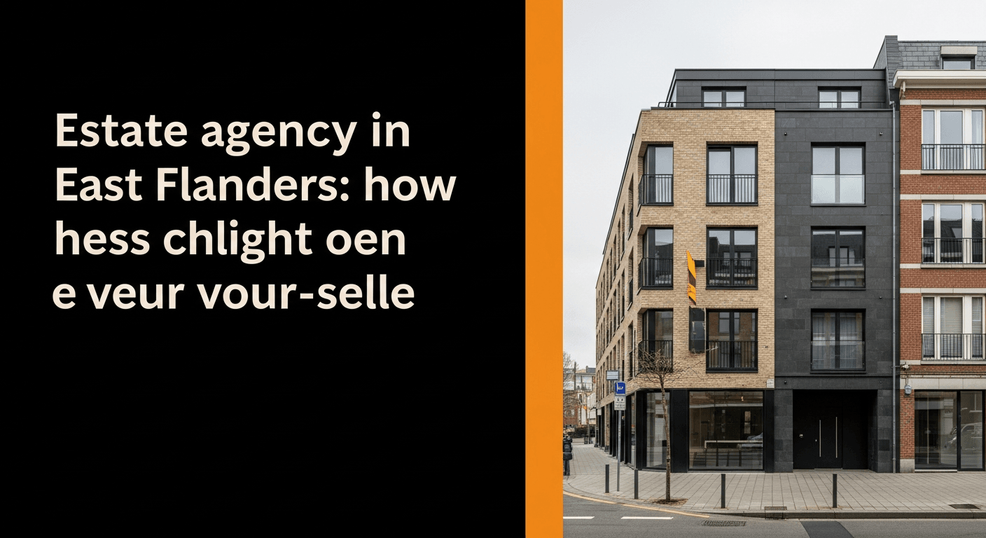 Estate agency in East Flanders: how to choose the right one for your sale