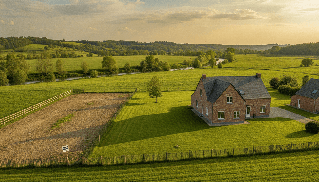 Comment estimer la valeur d'une maison avec terrain constructible