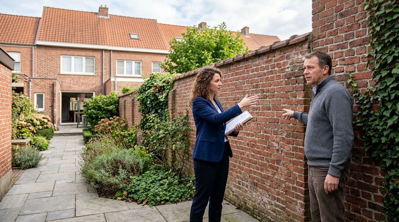 Gemene muur bij verkoop woning: wat moet u als verkoper regelen?
