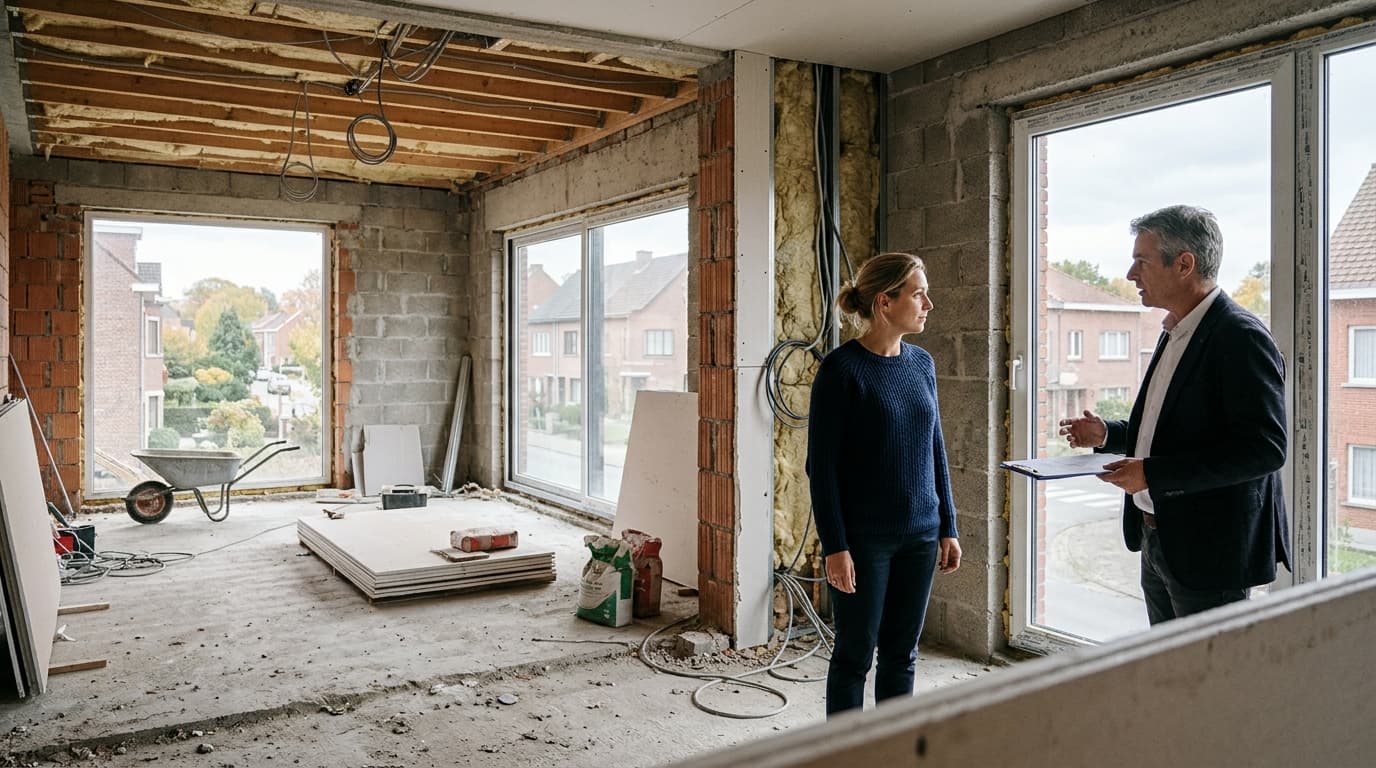 Onafgewerkte woning verkopen: afwerken of verkopen zoals ze is?
