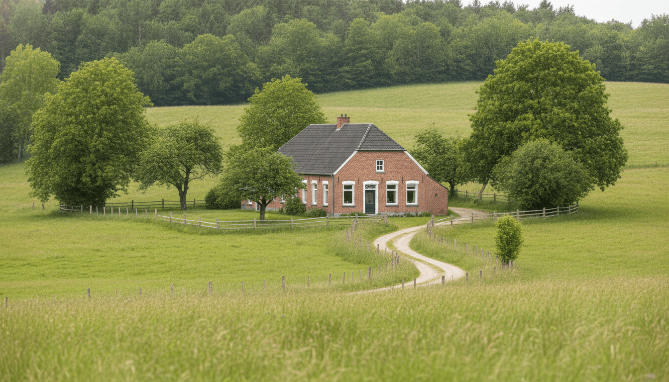 Selling a house outside a residential zone in Flanders: what to watch for
