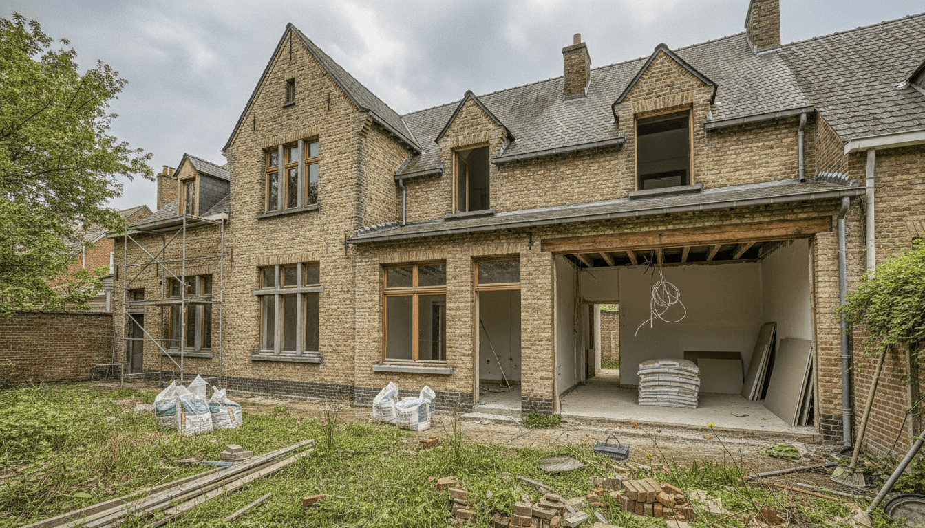 Selling a house without a planning permit for a renovation: what should you do?