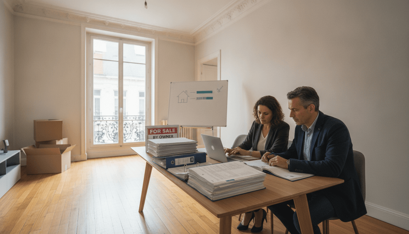 Vendre un appartement sans agent immobilier : ce que vous réglez vous-même