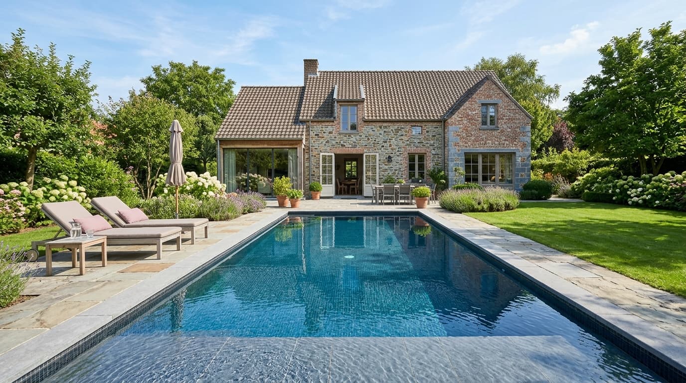 Vendre une maison avec piscine : le prix augmente-t-il et que régler à l'avance ?