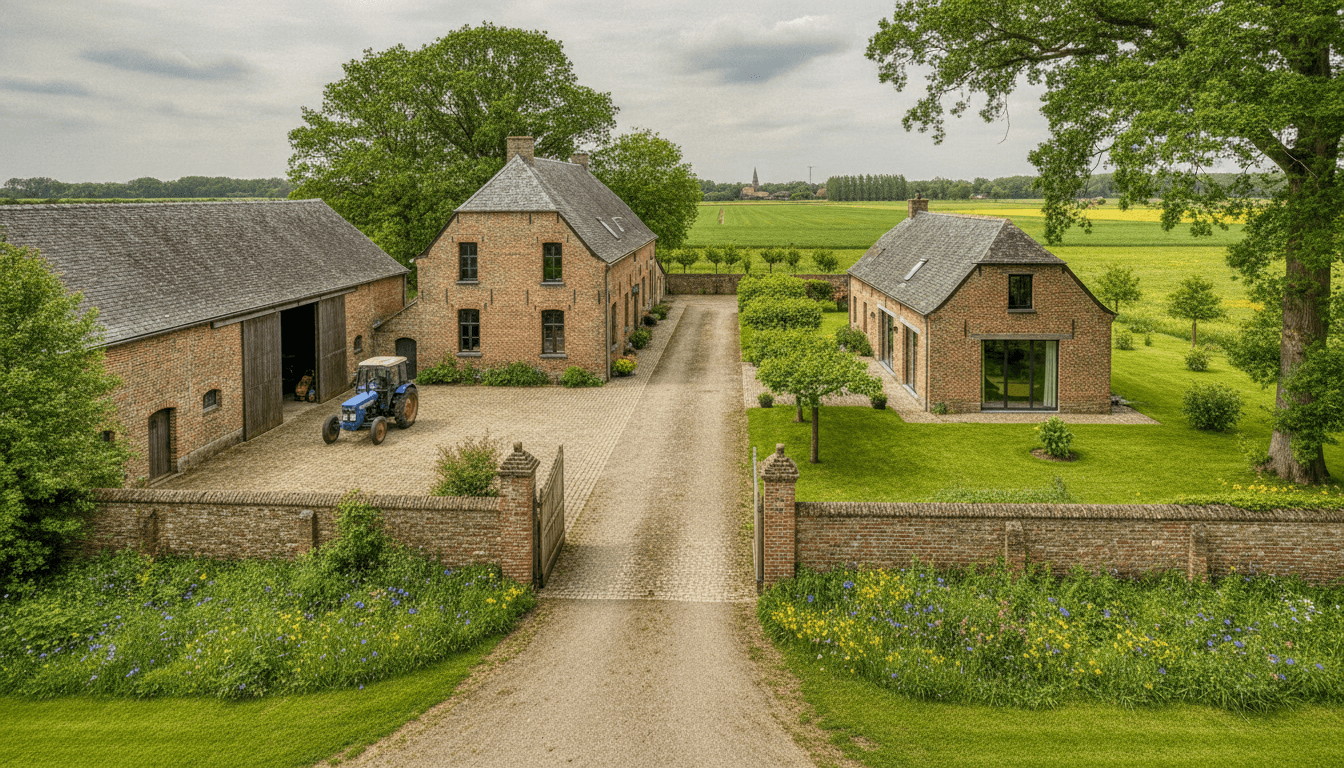 Vendre une ferme en Flandre en tant que particulier : à quoi faut-il faire attention ?
