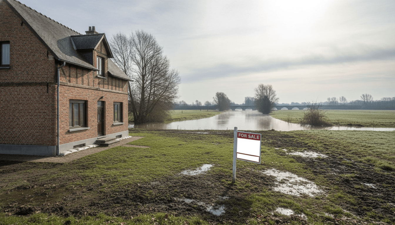Woning verkopen in overstromingsgevoelig gebied: wat moet u melden?